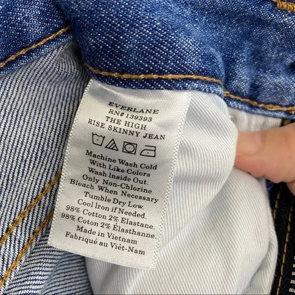 Everlane👖 High Rise Skinny Ankle Jeans - Picture 11 of 11